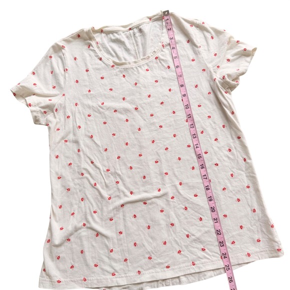 Duluth Trading Co Womens Mushroom Print Cotton T-Shirt L Cottagecore Fairycore - Picture 4 of 6